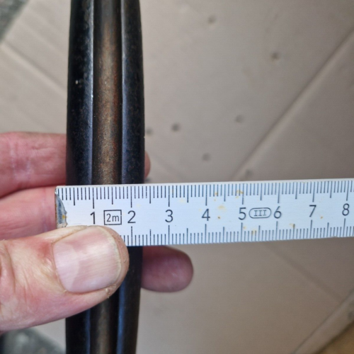 antikes Ø33cm 3,6kg Schwungrad+Kurbelwelle Riemenrad Gusseisen Nähmaschine - Picture 8 of 9