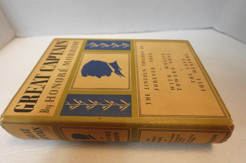 Great Captain- by Honore Morrow (Lincoln Trilogy History) (hardcover 1930) - Picture 3 of 10