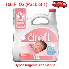 Stage 1: Newborn Baby Laundry Detergent Liquid, Hypoallergenic, HE 114 Loads