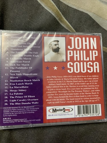 Marches of John Philip Sousa by Alexandre Sousa (CD, 2001)(b71/10) Free Postage - Picture 2 of 2