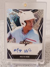 2020 Leaf Flash Masyn Winn Blue Sparkle #20/50 Auto #PA-MW1 -Rookie Hot