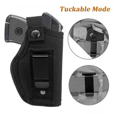Tactical Right Hand Guns Concealed Carry IWB Tuckable Gun Holster Fits Men Women