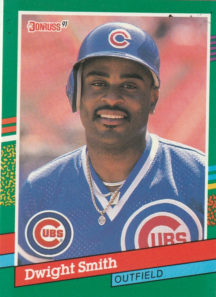 FREE SHIPPING-MINT-1991 Donruss  #559 Dwight Smith CUBS PLUS BONUS CARDS