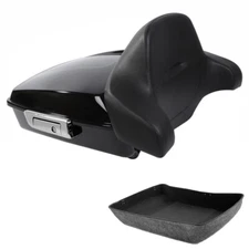 Chopped Trunk Backrest Fit For Harley Touring Touring Road King 2014-2025