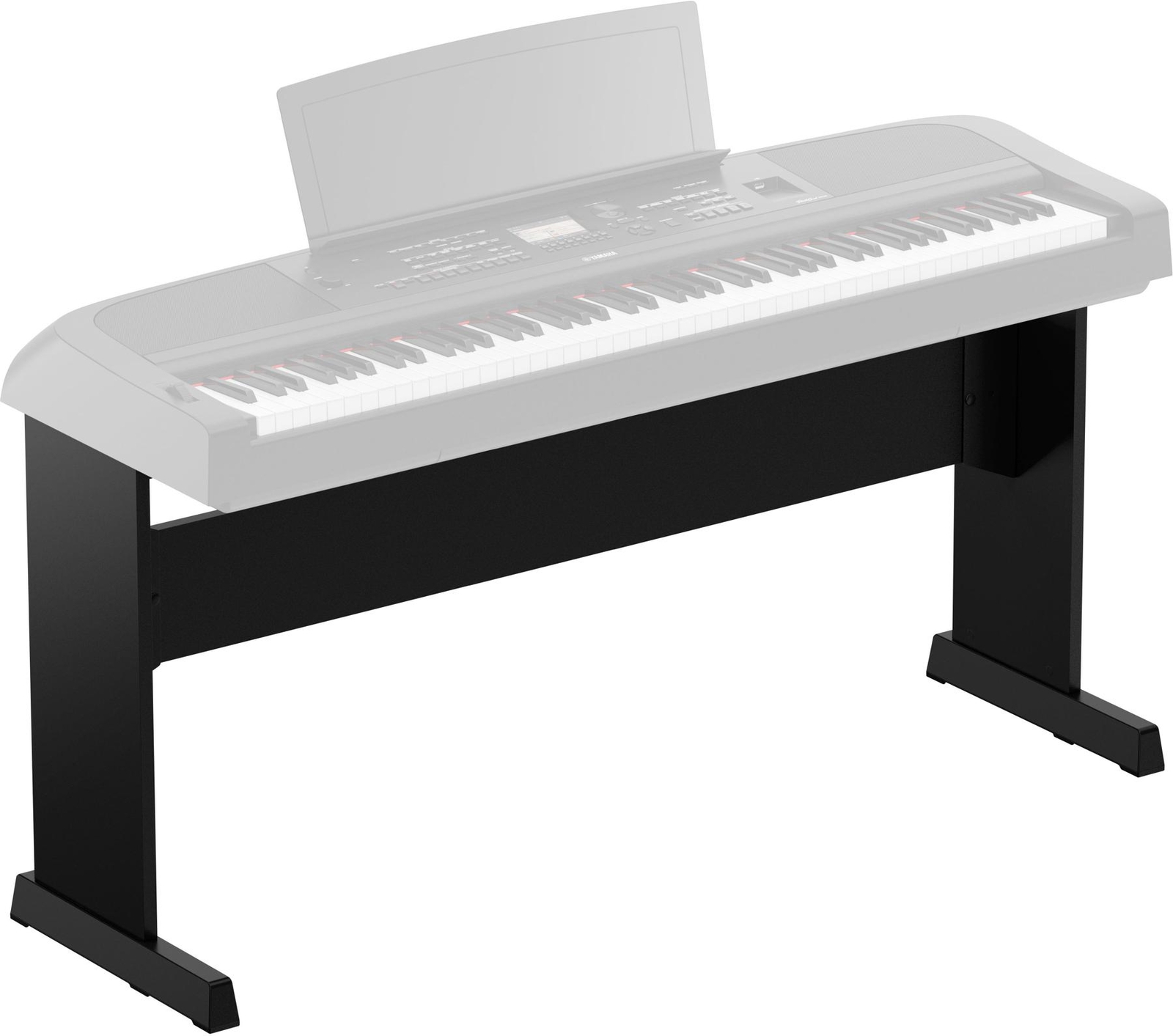 Yamaha L-300B Stand for DGX670 Digital Piano - Black