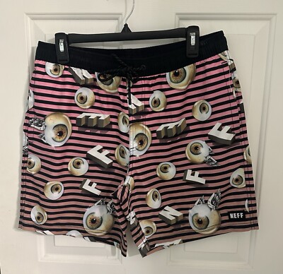 Neff Eyeball Shorts Men s Size Medium Free Shipping