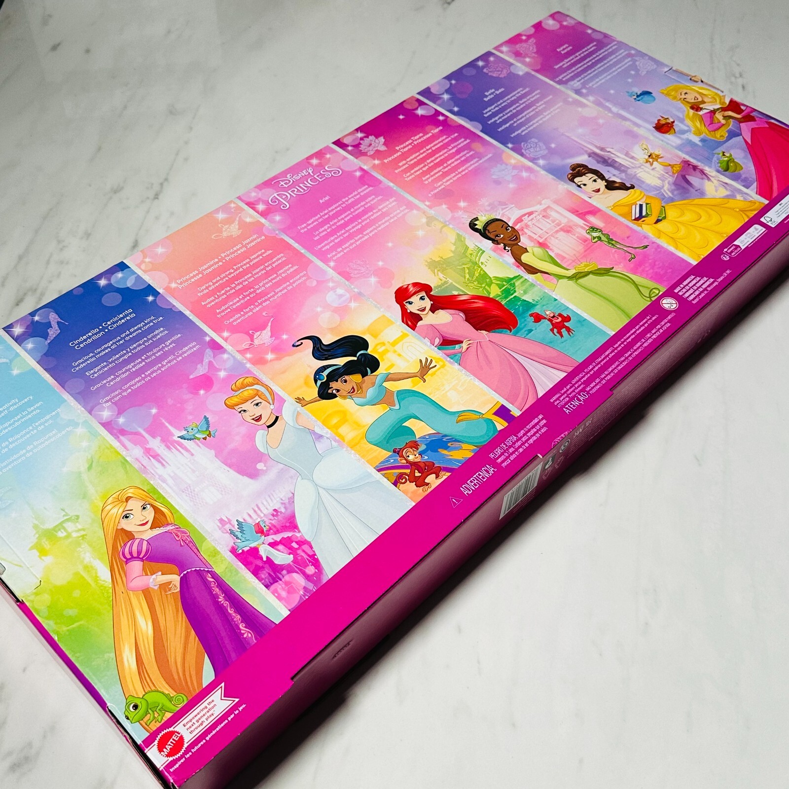 Disney Princess Story Sparkle Princess Doll 7-Pk Gift Set