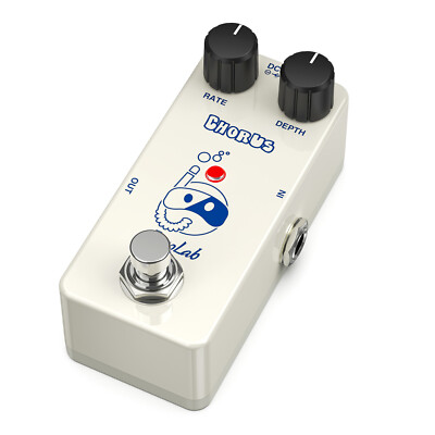 POGOLAB Chorus Guitar Effect Pedal Rate Depth True Bypass DC 9V Guitar Pedal
