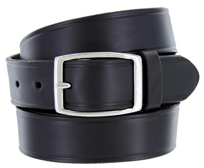 Belts Com 718 Full One Piece Leather Black Work Uniform Utility Belt 1 1 4 Wide Ebay