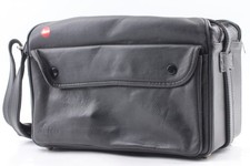  Near MINT Leica Genuine Black Calf Leather Combination Camera Bag Case JAPAN