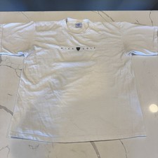 Vintage 90'S NIKE GOLF Stitched LOGO White T SHIRT SZ XL MADE IN USA Y2K