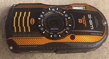 PENTAX WG-3 Orange 16.0MP 4x Optical Zoom Waterproof 14m Digital Camera  Tested