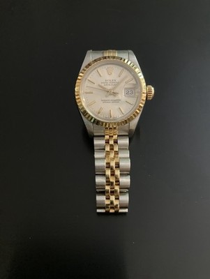 Rolex Datejust 69173 Gold and Silver Jubilee Bracelet with Gold Bezel