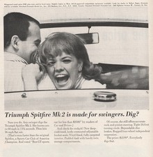 Vintage 1965 Triumph Spitfire Mk2 Automobile Original Print Ad 21x28cm Tim 5765 Vintage 1965 Triumph Spitfire Mk2 Automobile Original Print Ad 21x28cm Tim 5765