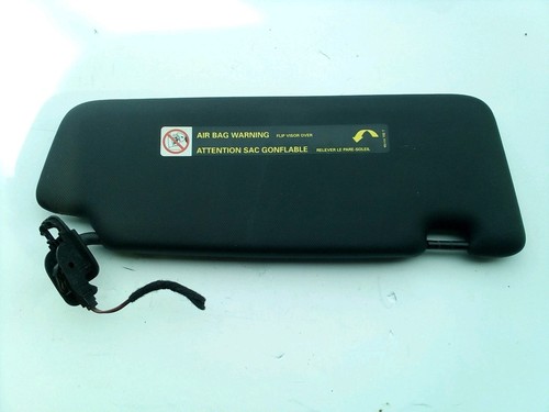 2014 Audi Q5 Quattro Left Driver Side Sun Visor Fits 2013-2017 Black - Picture 2 of 4