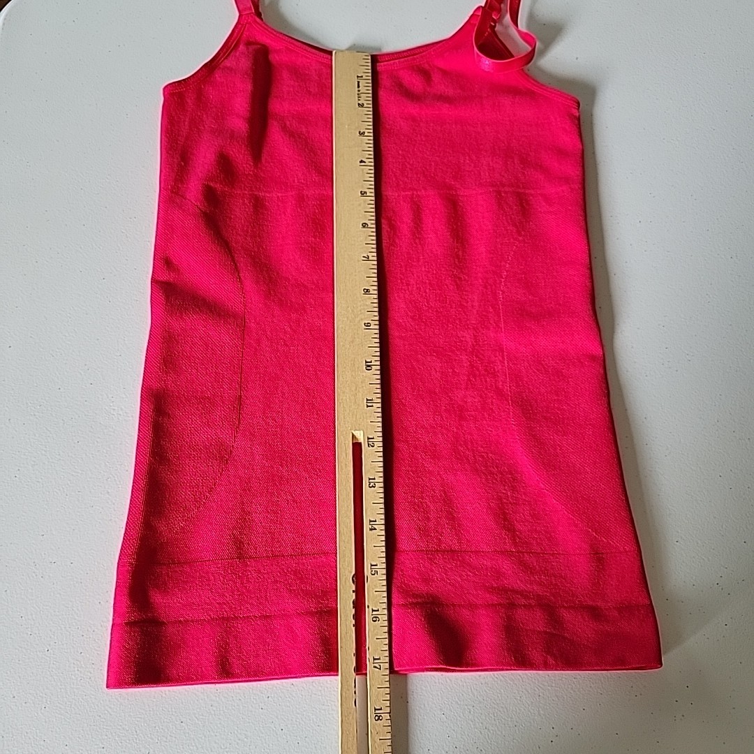 Shapermint Essentials Cami Top Medium Red Scoopne… - image 5