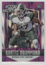2015 Panini Prizm Collegiate Draft Picks Purple Flash 39/99 Kurtis Drummond 2b2