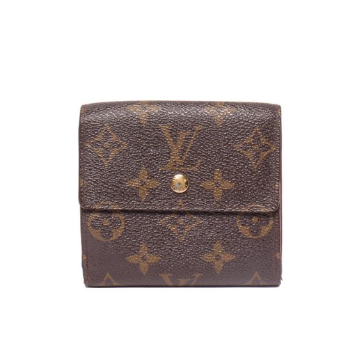 Used Louis Vuitton Trifold Wallet W Hook Portefeuille Elise Monogram M61654