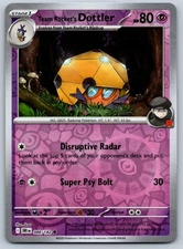 Team Rocket's Dottler Reverse Holo Common SV10: Destined Rivals 088/182 NM