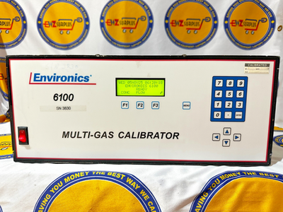 #ad #ad NICE ENVIRONICS 6100 MULTI GAS CALIBRATOR MAX PRESSURE 30 PSi POWER TESTED $2549.99