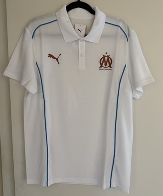 Olympique Marseille OM Puma Polo Shirt Soccer Football jersey NWT Large L