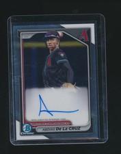 ABDIAS DE LA CRUZ 2024 BOWMAN CHROME RC AUTO #CPA-ADL