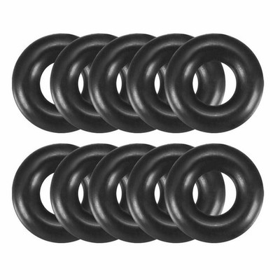 8mm x 3mm x 2.5mm Black Rubber Sealing Oil   O   Rings Gaskets 10 Pcs  #fv