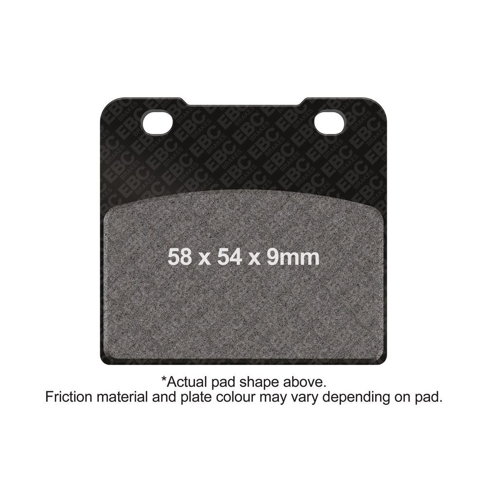 EBC Double H Brake Pad Front Left for Suzuki VS 700 Spoke Wheel 6 Bolt 1987