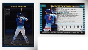2002 Bowman Chrome David Wright #385 Auto