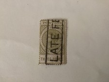 SA 3d Green Queen Victoria  Good  Late Fee cancel SS14/62