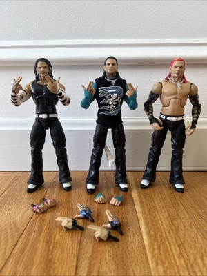 WWE Elite Jeff Hardy Bundle! RARE 3 Jeff Hardy Figures All Included