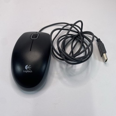 Logitech M-U0026 USB Optical Mouse - Black - Universal Wired - 810-002182