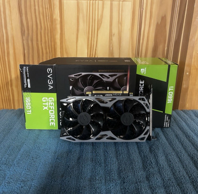 EVGA NVIDIA GeForce GTX 1660 Ti SC Ultra 6GB GDDR6 Graphics Card W/ Box