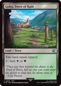 Gohn, Town of Ruin - 278 - Final Fantasy MTG Land
