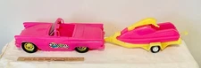 Vintage American Plastic Toys '57 T Bird PINK, & Jet Ski