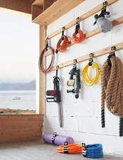 3Pack One-Hand Operation [1s Gravity-Tighten] Extension Cord Holder Organizer...