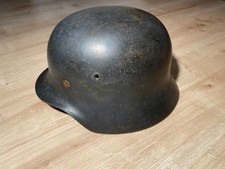 Stahlhelm Wehrmacht M40 Luftwaffe WW2 mit Futter und Originallack EF64 WWII
