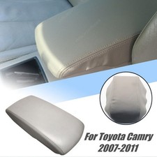 For Toyota Camry 2007-2011 Leather Center Console Lid Armrest Cover Gray For Toyota Camry 2007-2011 Leather Center Console Lid Armrest Cover Gray