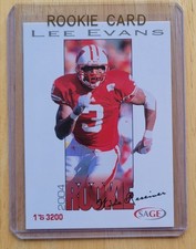 2004 Sage Lee Evans #11 /3200 (RC) Rookie Card. rookie card picture