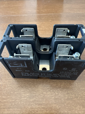  Connectron 232-11 48467 2 Pole Fuse Block 30A 600V, Used, Free ship  
