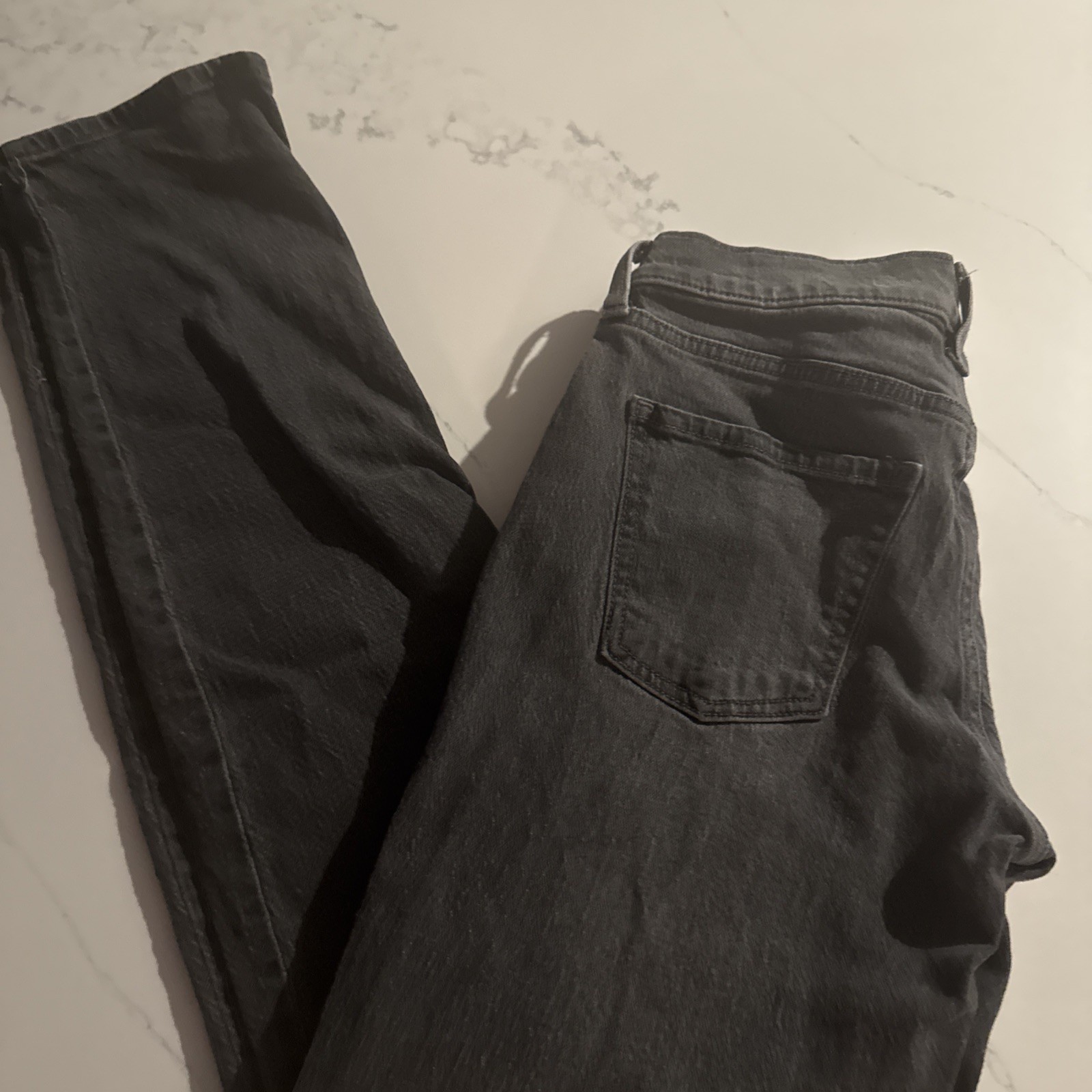 Old Navy Women’s Denim Mid Rise Wow Boyfriend Size 0 Grey Jeans