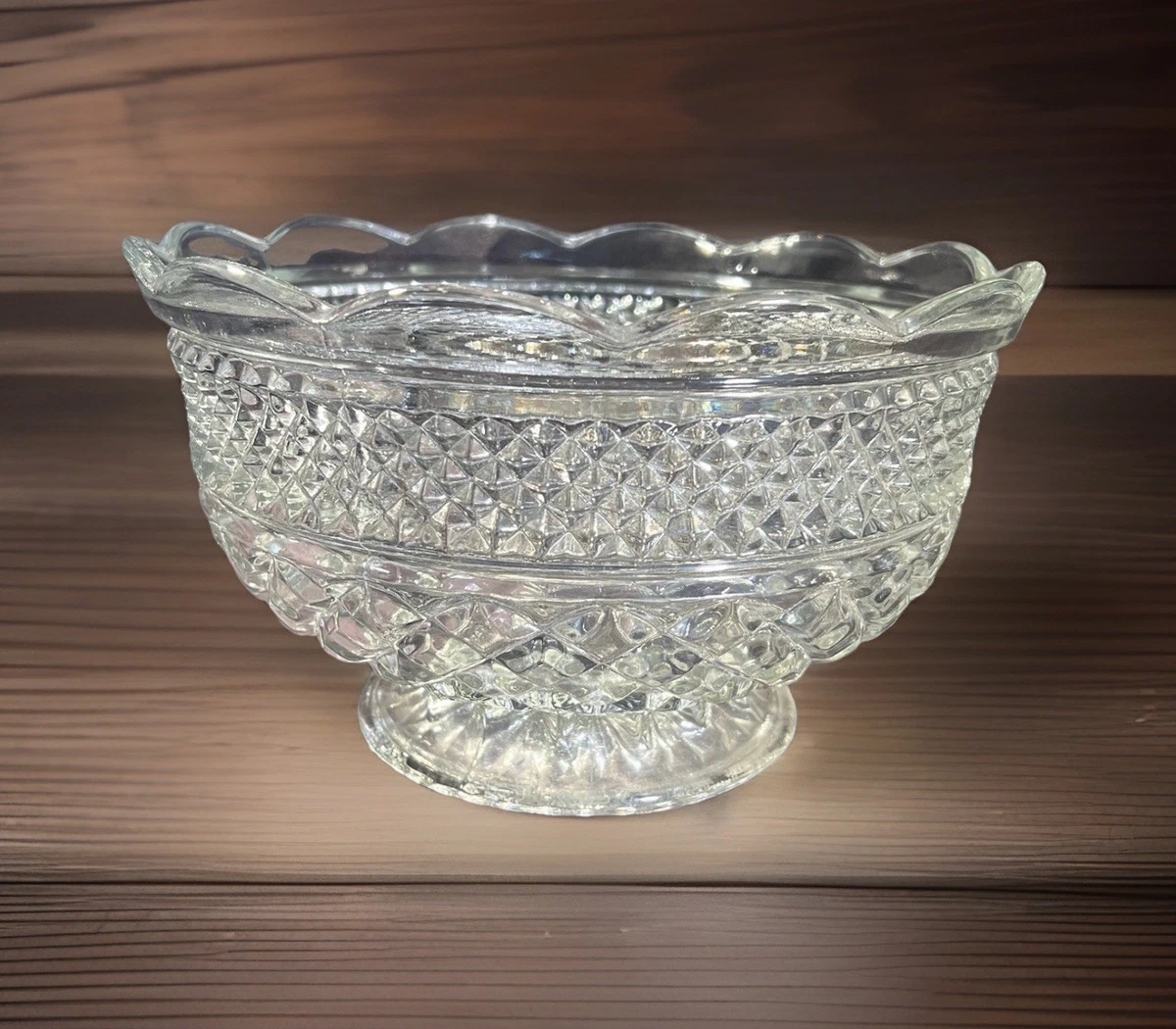 Anchor Hocking Wexford Punch Bowl Glass for sale | eBay