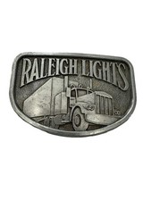 Vintage Raleigh Lights Big Rig Trucker Belt Buckle