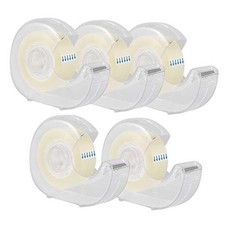 Transparent Tape,Tape for Office, Home, School 5 Dispensered Rolls, 0.7 Clear
