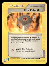 Fire Cube 122/147 Aquapolis Pokemon NM