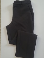 NWT Womens EXPRESS Black Straight Ankle Pants Size 8 Career Dress