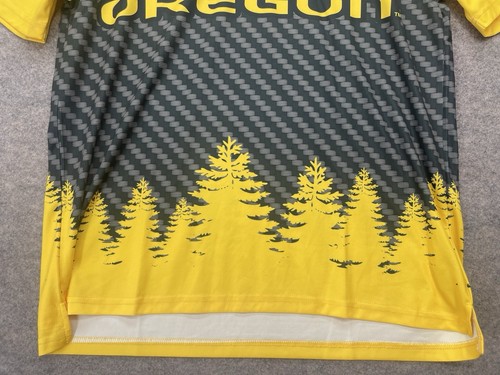 Oregon Ducks Polo Shirt SIze XL Extra Large FOCO NCAA Thematic Yellow Black NWT - Picture 2 of 15