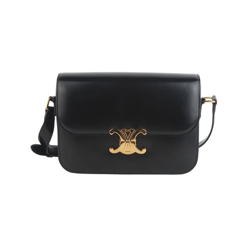 Celine Shiny Calf Classic Triomphe Medium Crossbody Bag 35975Y 147451869