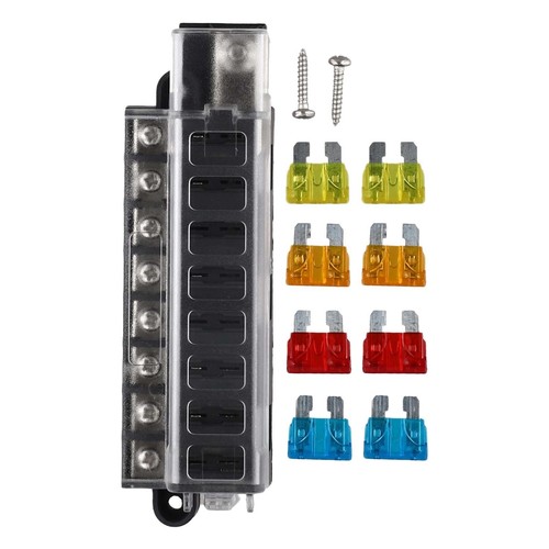 AUTO Marine Use 8 Gang Fuse Box Terminal Holder with Protective Features - Picture 15 of 16