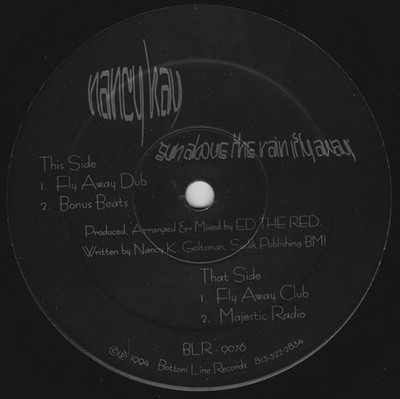 Nancy Kay - Sun Above The Rain (Fly Away) - USA 12'' Vinyl - 1994 - Bottom Line